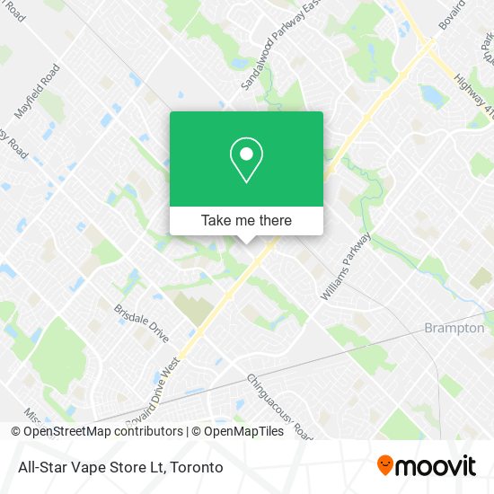 All-Star Vape Store Lt map