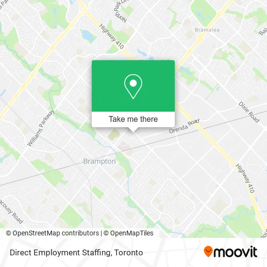 Direct Employment Staffing map