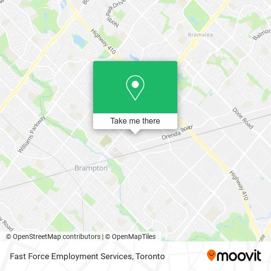 Fast Force Employment Services map