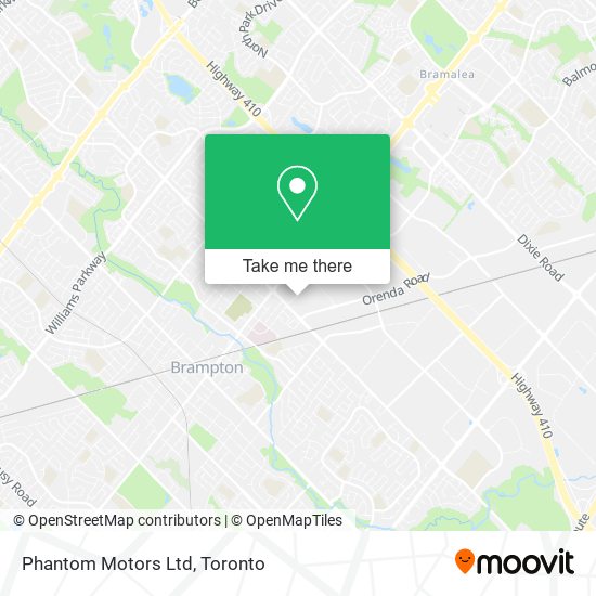 Phantom Motors Ltd map