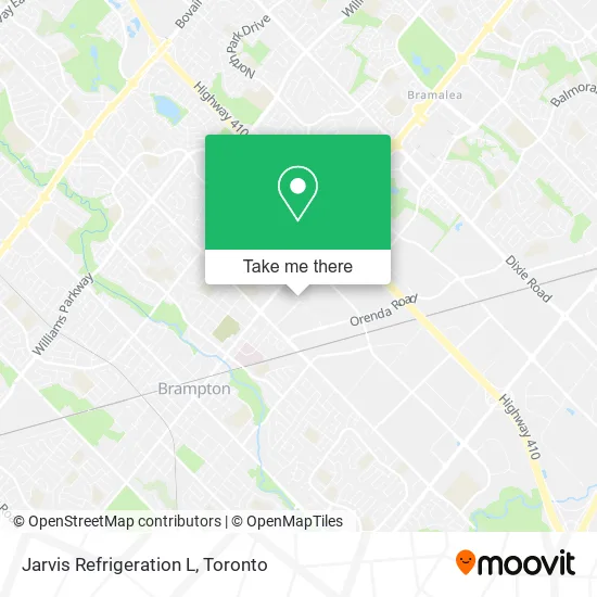 Jarvis Refrigeration L map
