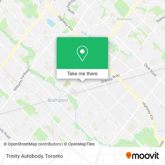 Trinity Autobody map