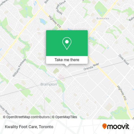 Kwality Foot Care map