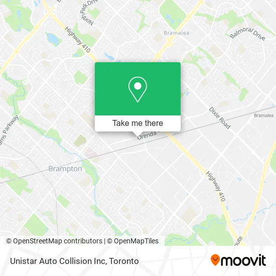 Unistar Auto Collision Inc map