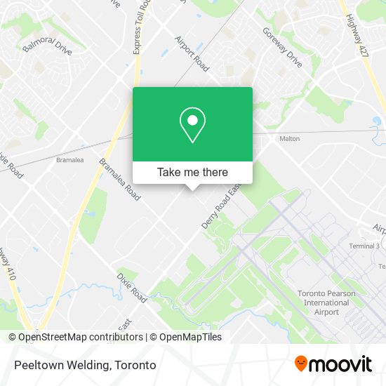 Peeltown Welding map