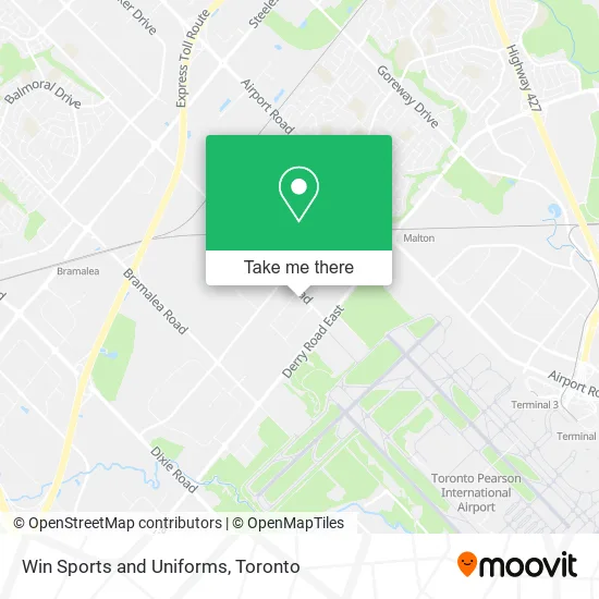 Win Sports and Uniforms map