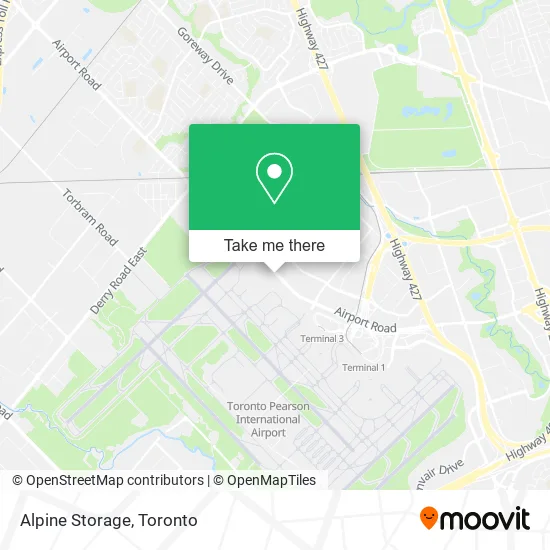 Alpine Storage map