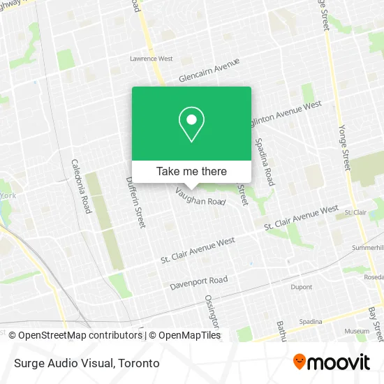 Surge Audio Visual map