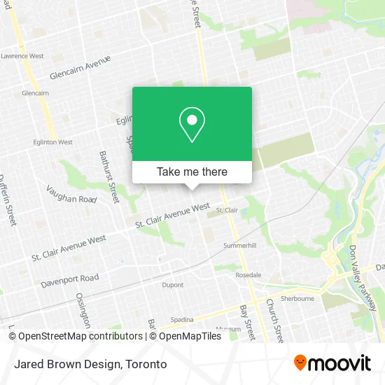 Jared Brown Design map