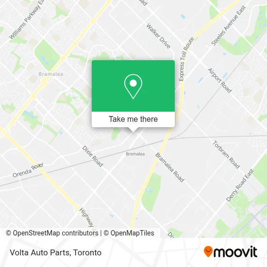 Volta Auto Parts map