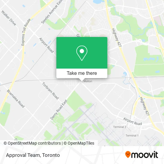 Approval Team map