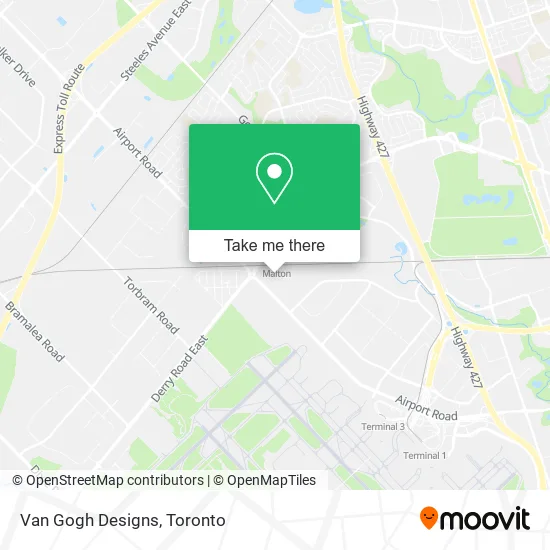 Van Gogh Designs map