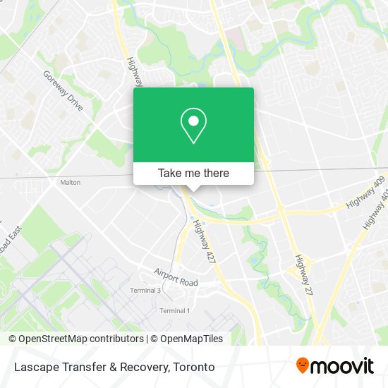 Lascape Transfer & Recovery map