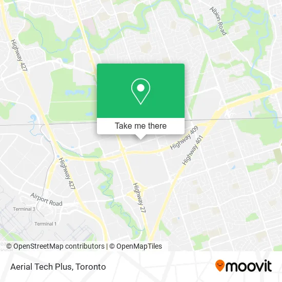 Aerial Tech Plus map