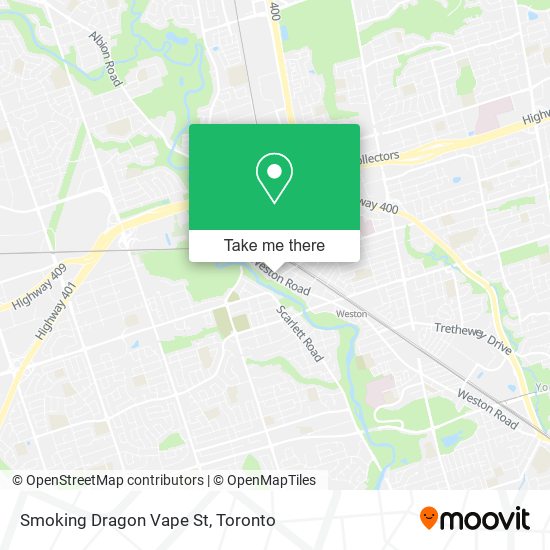 Smoking Dragon Vape St map