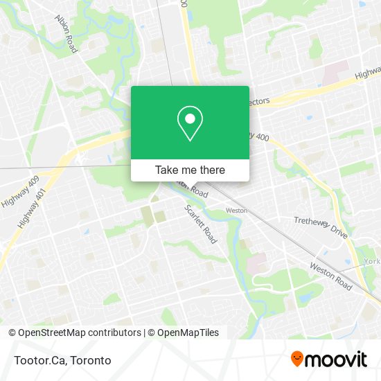 Tootor.Ca map