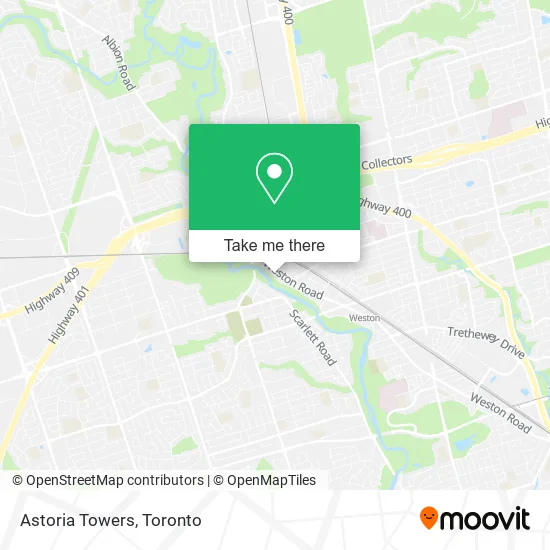 Astoria Towers map