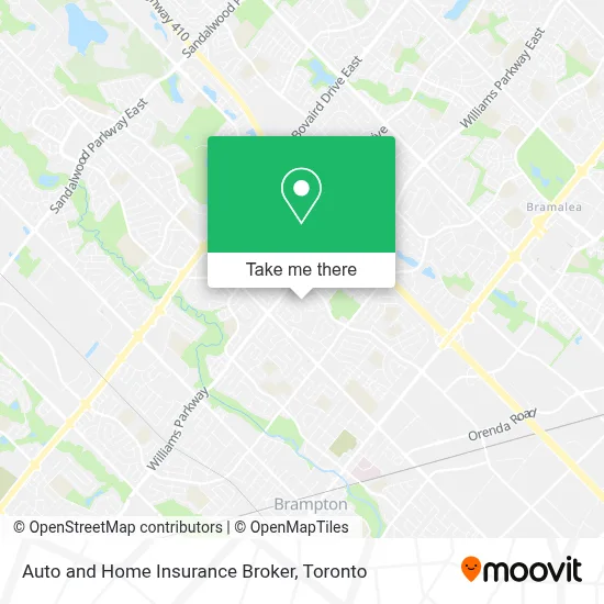 Auto and Home Insurance Broker map