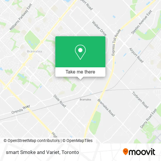 smart Smoke and Variet map