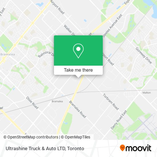 Ultrashine Truck & Auto LTD map