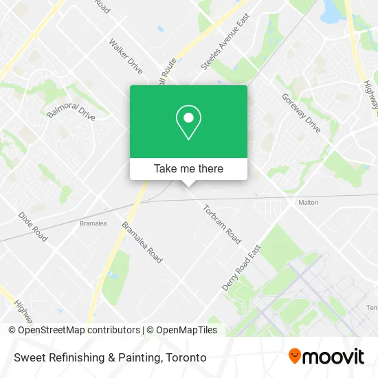 Sweet Refinishing & Painting map