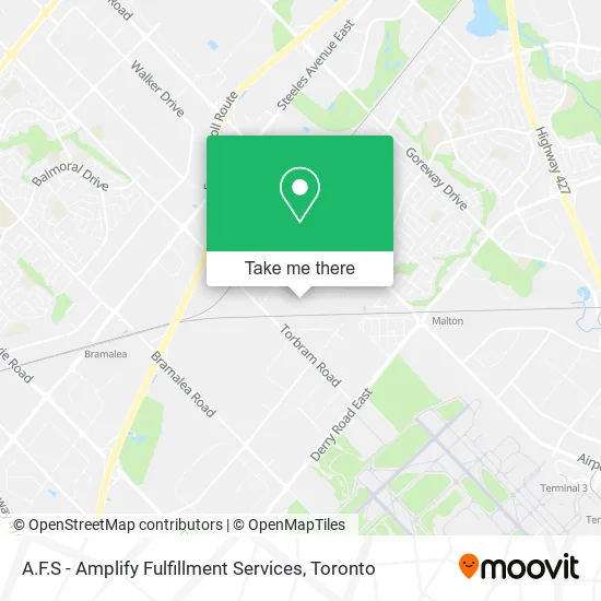 A.F.S - Amplify Fulfillment Services map