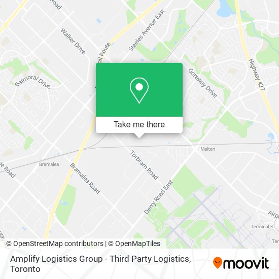 Amplify Logistics Group - Third Party Logistics map