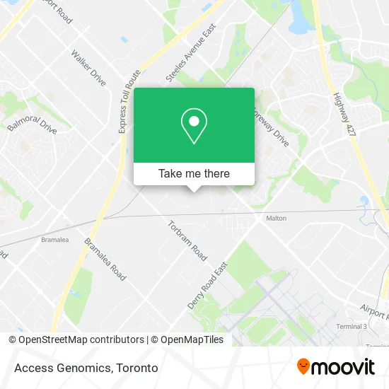 Access Genomics map