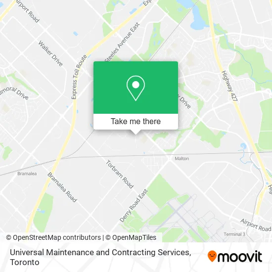 Universal Maintenance and Contracting Services map