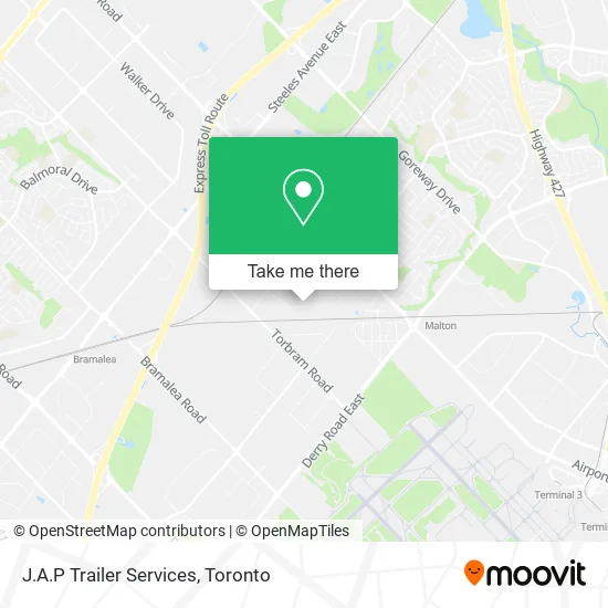 J.A.P Trailer Services map