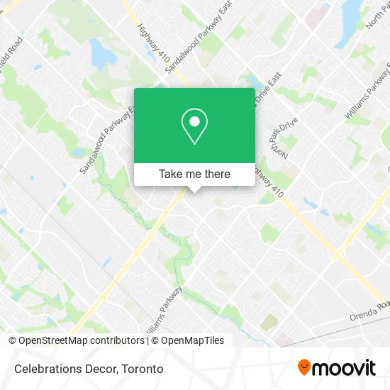 Celebrations Decor map