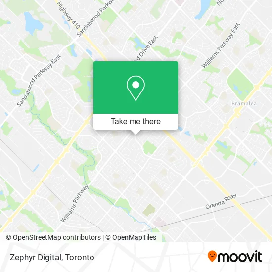 Zephyr Digital map