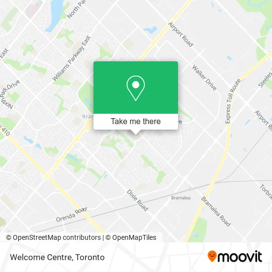 Welcome Centre map