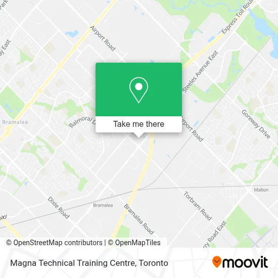 Magna Technical Training Centre map