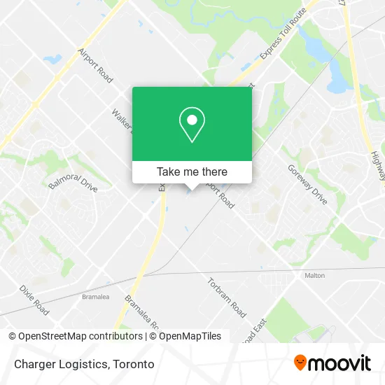 Charger Logistics map