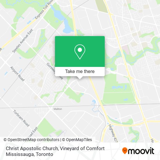 Christ Apostolic Church, Vineyard of Comfort Mississauga plan