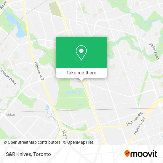 S&R Knives map