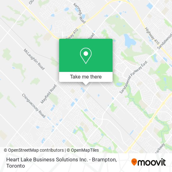 Heart Lake Business Solutions Inc. - Brampton map