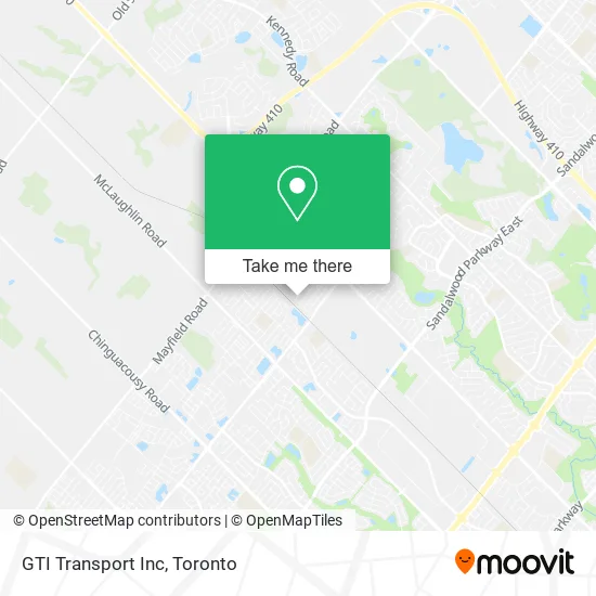 GTI Transport Inc map