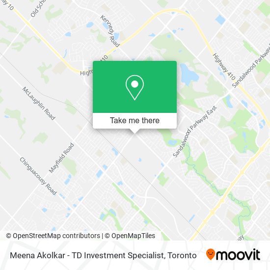 Meena Akolkar - TD Investment Specialist plan