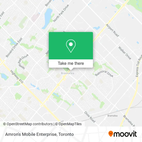 Amron's Mobile Enterprise map