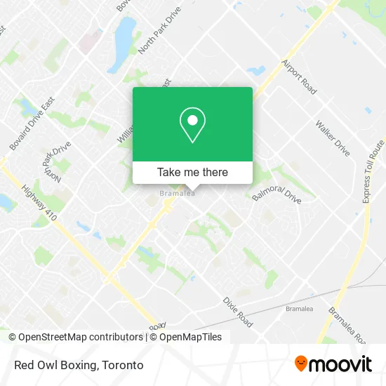 Red Owl Boxing map