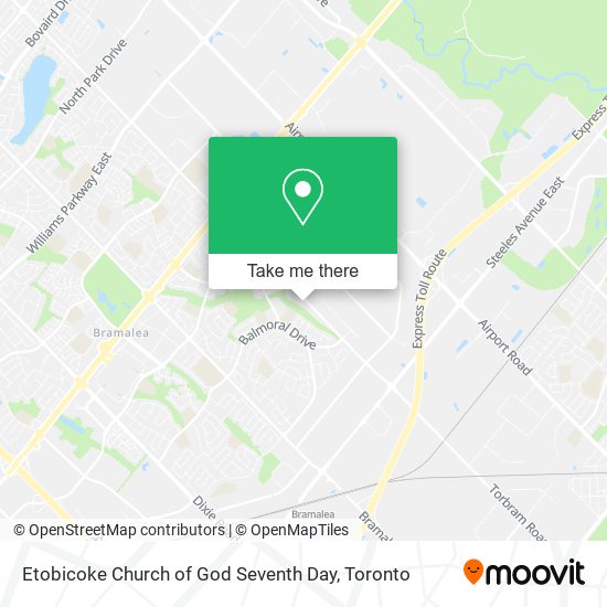 Etobicoke Church of God Seventh Day plan