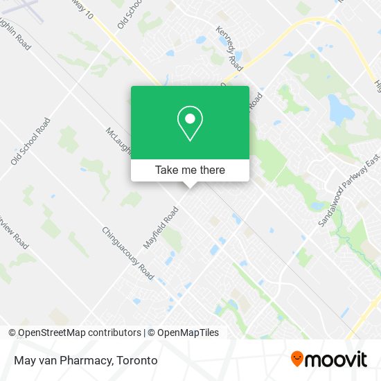 May van Pharmacy map