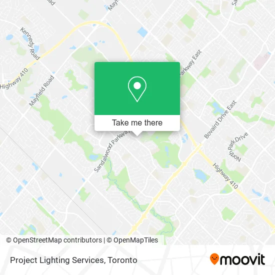 Project Lighting Services map
