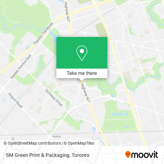 SM Green Print & Packaging map