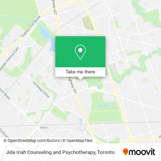 Jide Iriah Counseling and Psychotherapy map