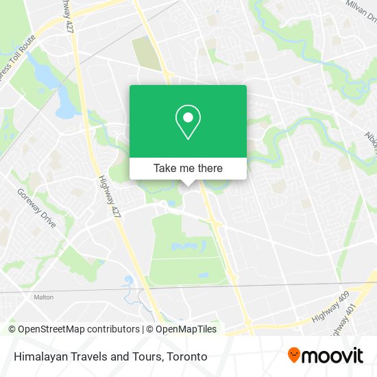 Himalayan Travels and Tours map