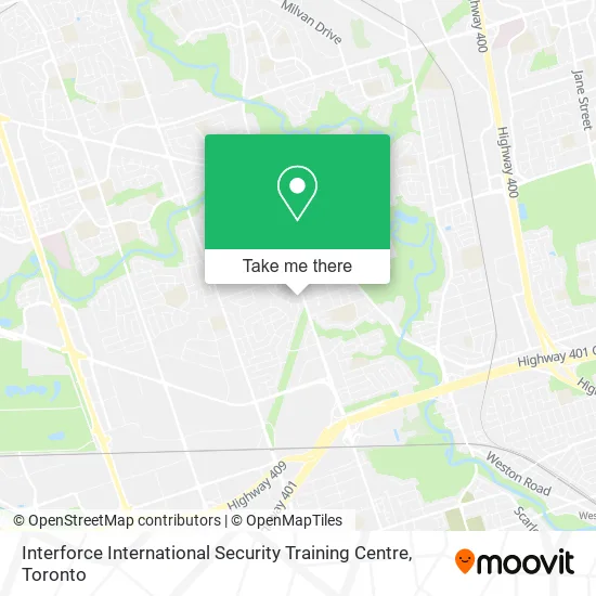 Interforce International Security Training Centre map