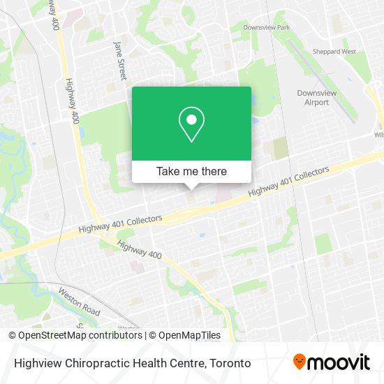 Highview Chiropractic Health Centre plan